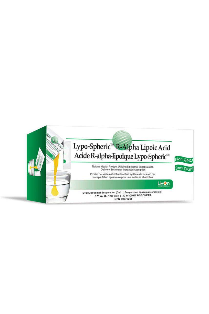 LivOn Lypo-Spheric  R-Alpha Lipoic Acid 30 Sachet - Life Pharmacy St Lukes