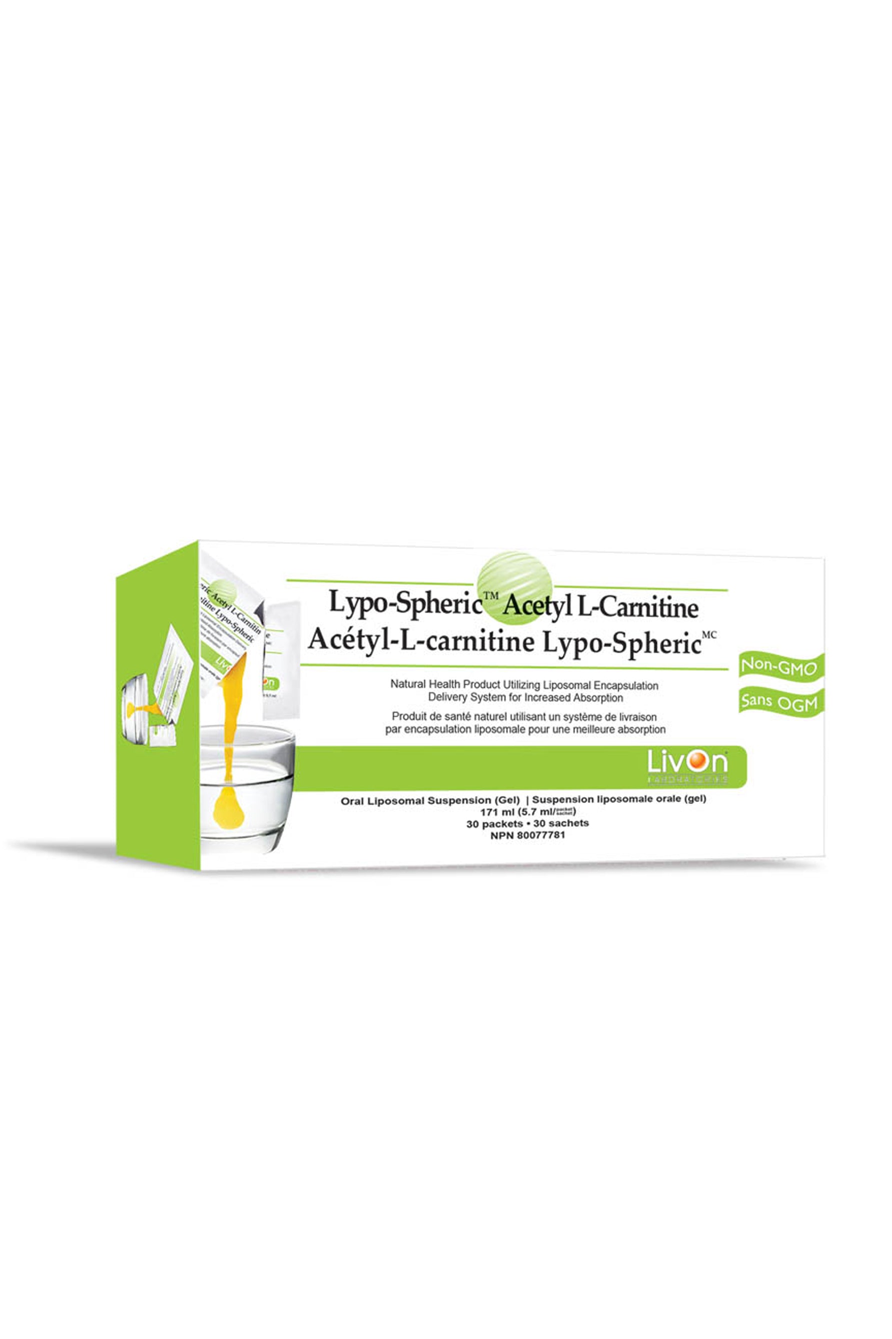 Liposomal Acetyl L-Carnitine - Lypo-Spheric® Acetyl L-Carnitine – LivOn Labs