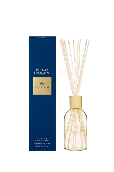 GLASSHOUSE FRAGRANCES I'll Take Manhattan Diffuser 250ml - Life Pharmacy St Lukes