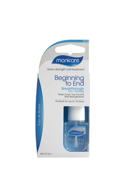 Manicare Beginning to End 3-in-1 nail treatment 12ml - Life Pharmacy St Lukes