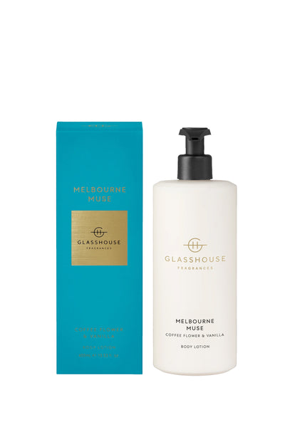 GLASSHOUSE FRAGRANCES Melbourne Muse Body Lotion 400ml - Life Pharmacy St Lukes