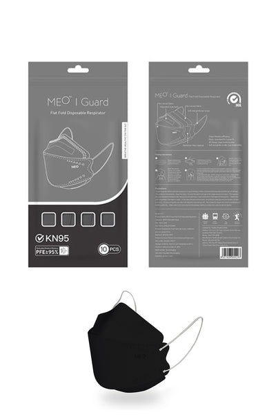 MEO Guard Face Mask - Black 10 Pack - Life Pharmacy St Lukes