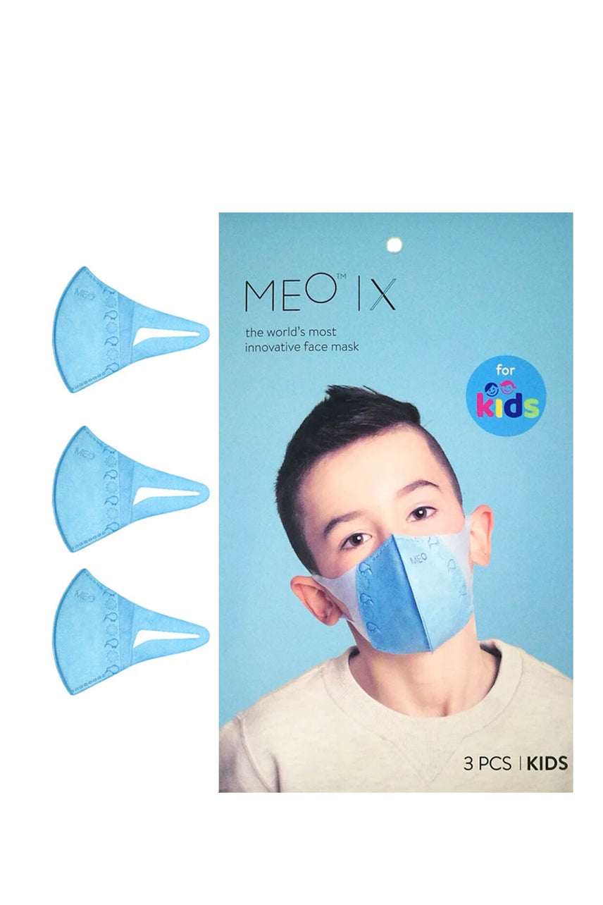 MEO X Kids Face Mask Disposable 3 Pack Blue - Life Pharmacy St Lukes