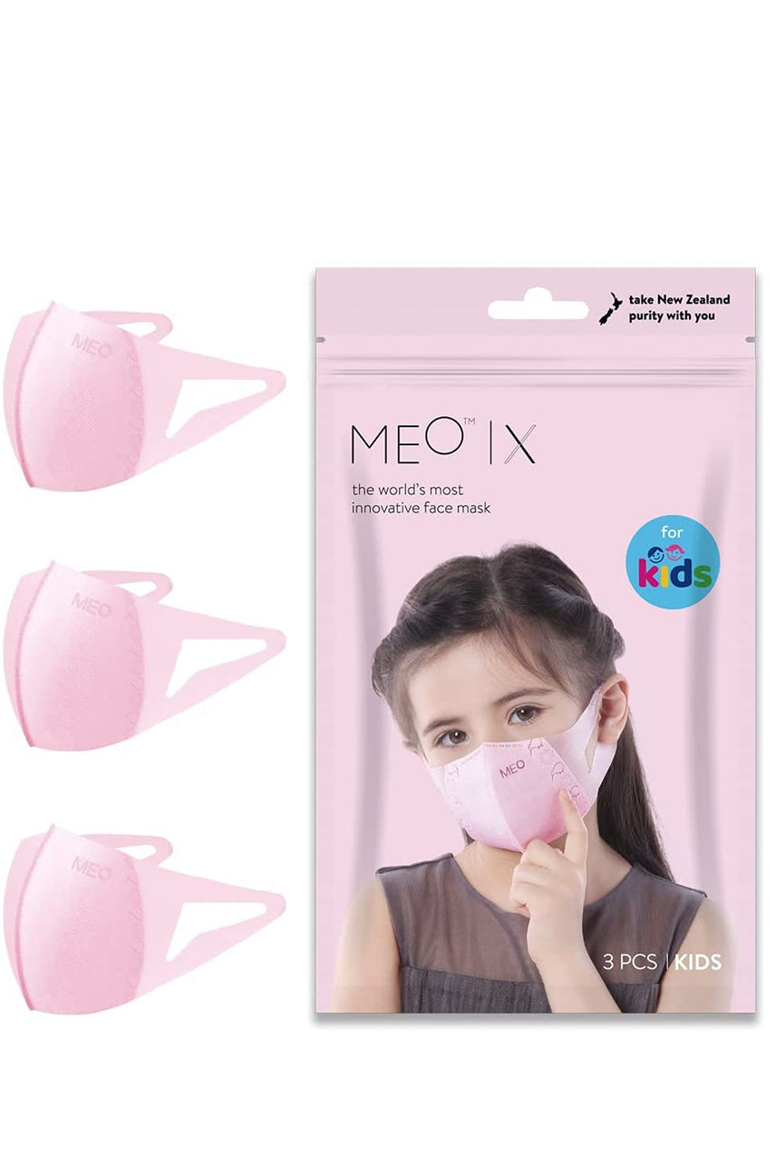 MEO X Kids Face Mask Disposable Pink Pack of 3 - Life Pharmacy St Lukes