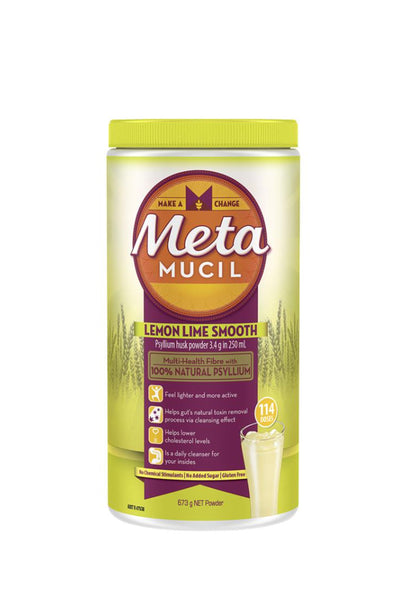 METAMUCIL Lemon Lime Smooth 114 Dose 673g - Life Pharmacy St Lukes