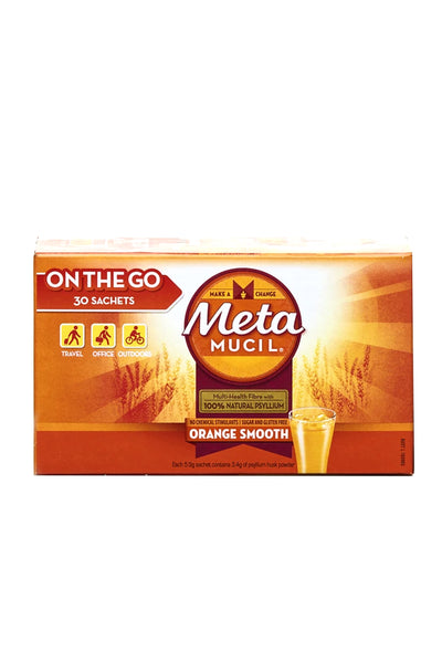 METAMUCIL Orange Smooth Sachet 30s - Life Pharmacy St Lukes