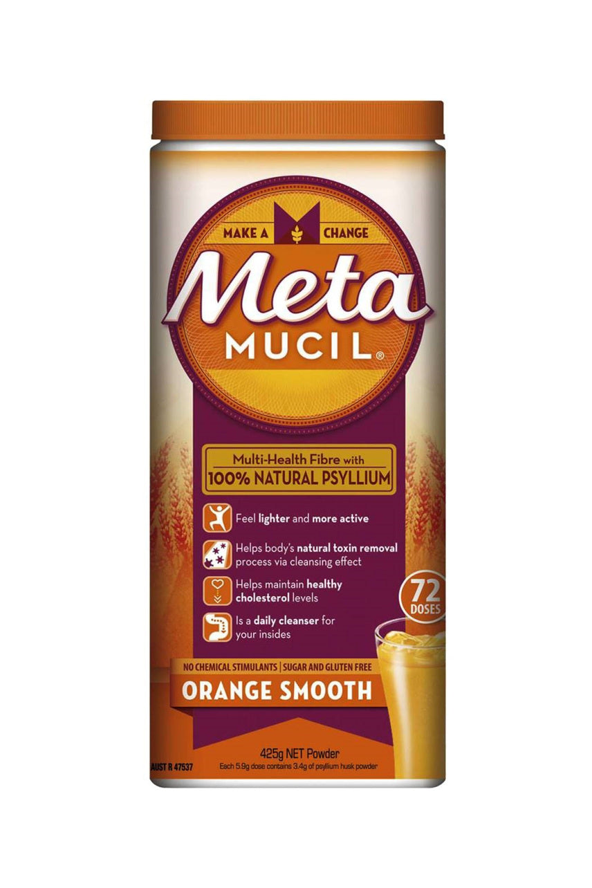 METAMUCIL Smooth Orange Fiber Powder 72 Doses - Life Pharmacy St Lukes