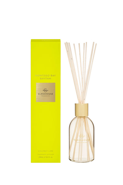GLASSHOUSE FRAGRANCES Montego Bay Rhythm Diffuser 250ml - Life Pharmacy St Lukes