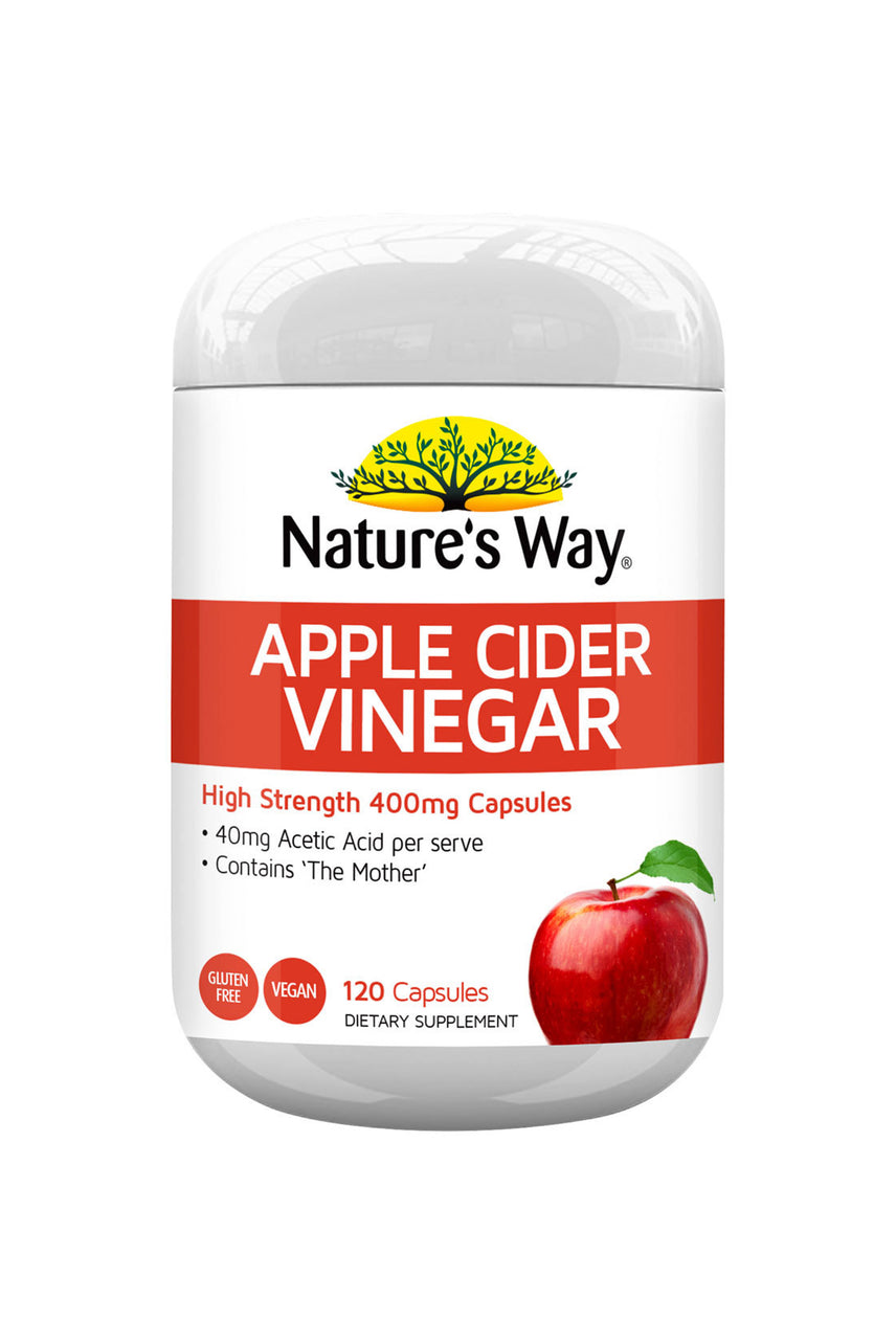 NATURE'S WAY Apple Cider Vinegar 120 Capsules - Life Pharmacy St Lukes