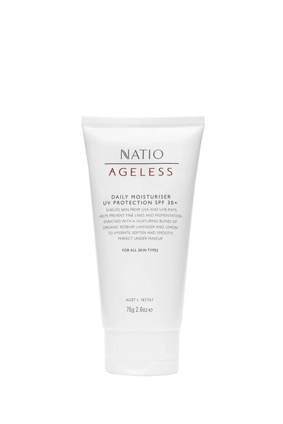 NATIO Ageless Daily Moisturiser UV Protection SPF 30+ - Life Pharmacy St Lukes
