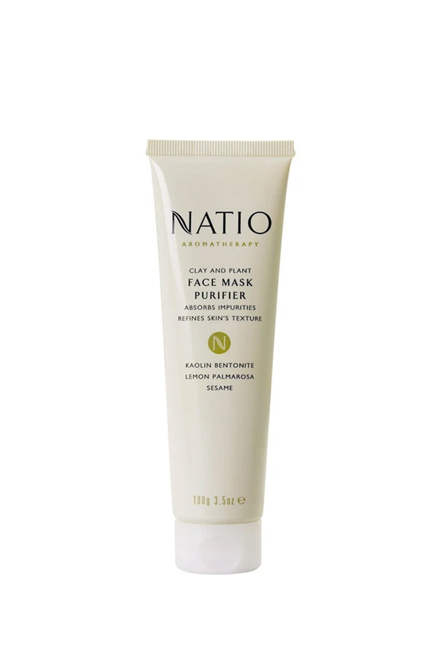 NATIO Aromatherapy Clay & Plant Face Mask Purifier 100g - Life Pharmacy St Lukes