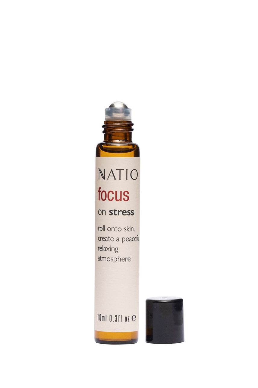 NATIO Focus On Stress Oil Roll On 10ml - Life Pharmacy St Lukes