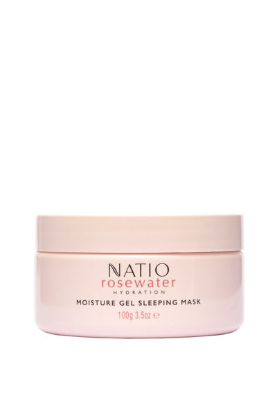 NATIO Rose Water Moisture Gel Sleep Mask 100g - Life Pharmacy St Lukes