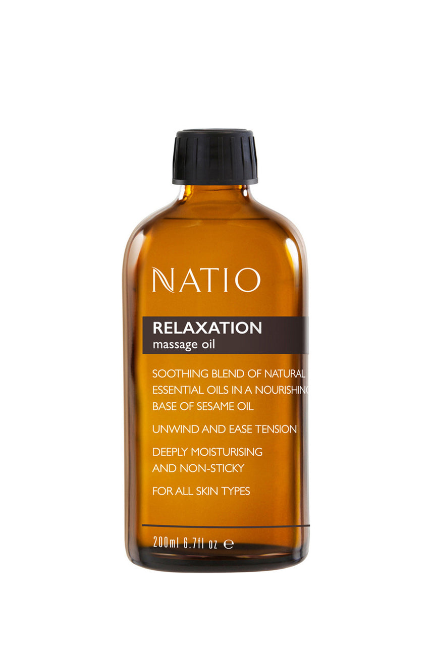 NATIO Massage Oil Relaxation 200ml - Life Pharmacy St Lukes