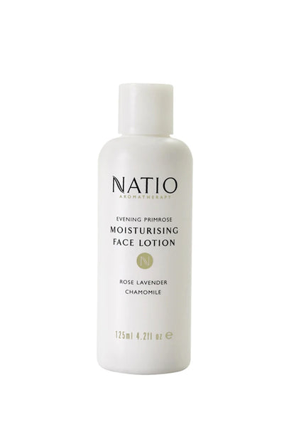 NATIO Aromatherapy Evening Primrose Moisturising Face Lotion 125ml - Life Pharmacy St Lukes