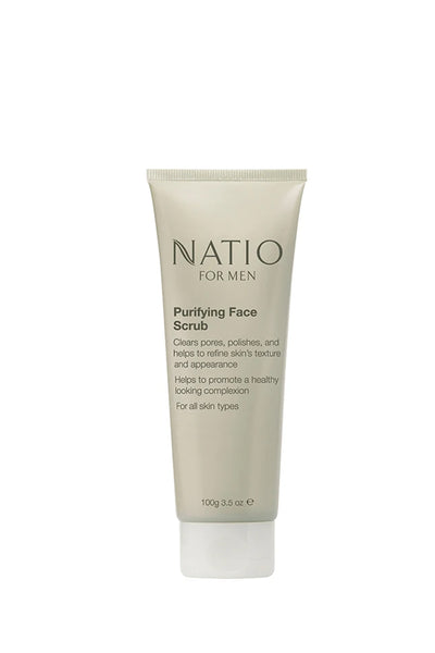 NATIO For Men Purifying Face Scrub 100g - Life Pharmacy St Lukes