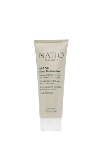 NATIO For Men SPF 30+ Face Moisturiser 100g - Life Pharmacy St Lukes