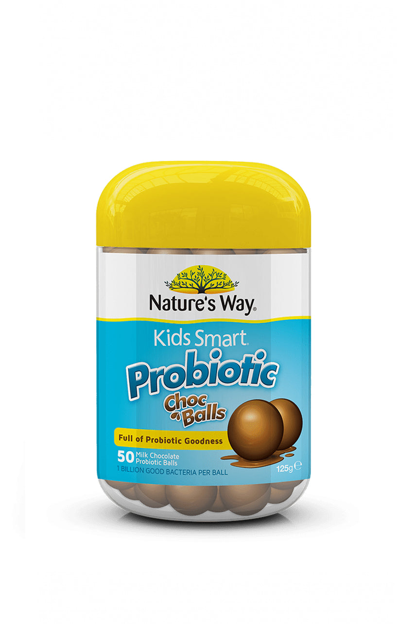 NATURE'S WAY Kids Smart Probiotic Chocolate Ball 50's - Life Pharmacy St Lukes