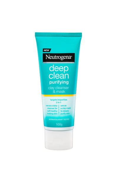 NEUTROGENA Deep Clean Purifying Clay Mask 100g - Life Pharmacy St Lukes