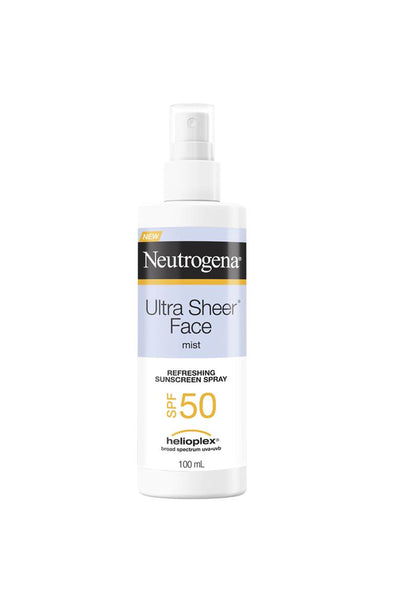NEUTROGENA SPF50 Ultra Sheer Face Mist 100ml - Life Pharmacy St Lukes