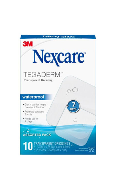 NEXCARE Tegaderm Waterproof Dressing Assorted 10 - Life Pharmacy St Lukes