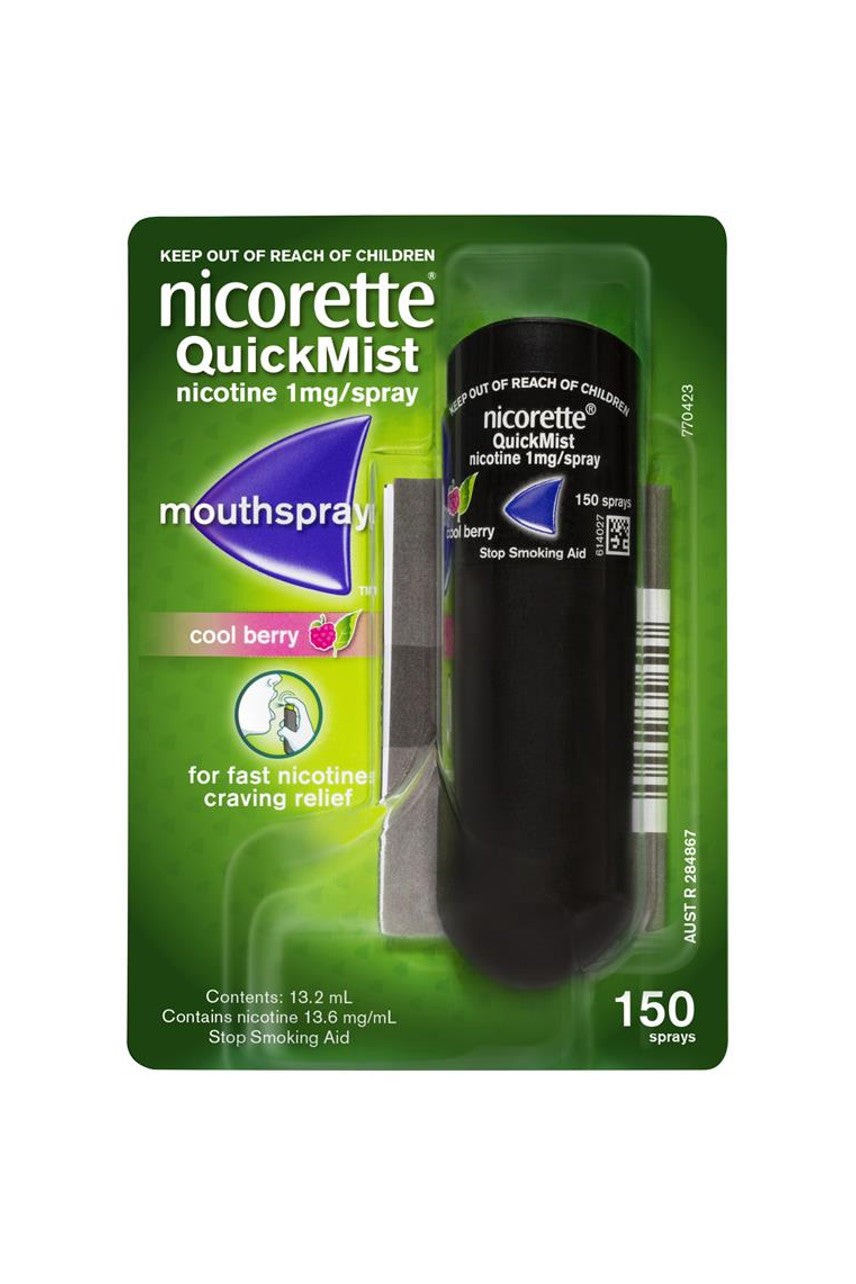NICORETTE QuickMist Berry 13.2ml - Life Pharmacy St Lukes