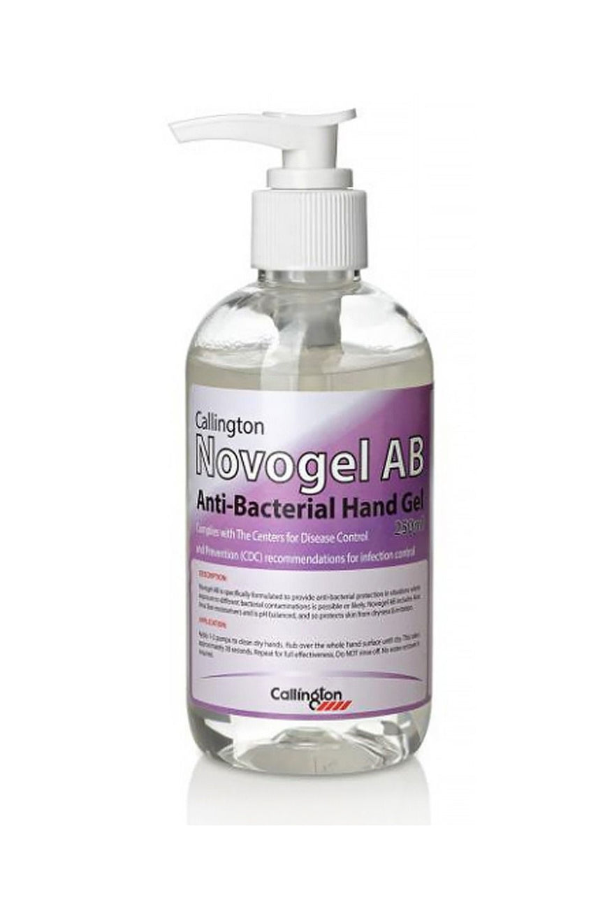 NOVOGEL AB Anti-Bacterial Hand Sanitiser Gel 250ml - Life Pharmacy St Lukes