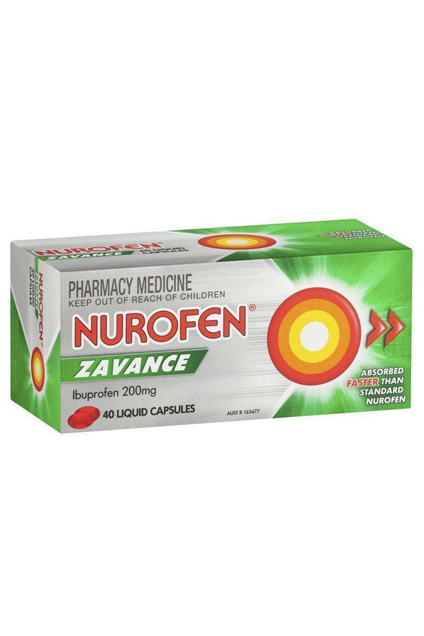 NUROFEN ZAVANCE Liquid Caps 40s - Life Pharmacy St Lukes