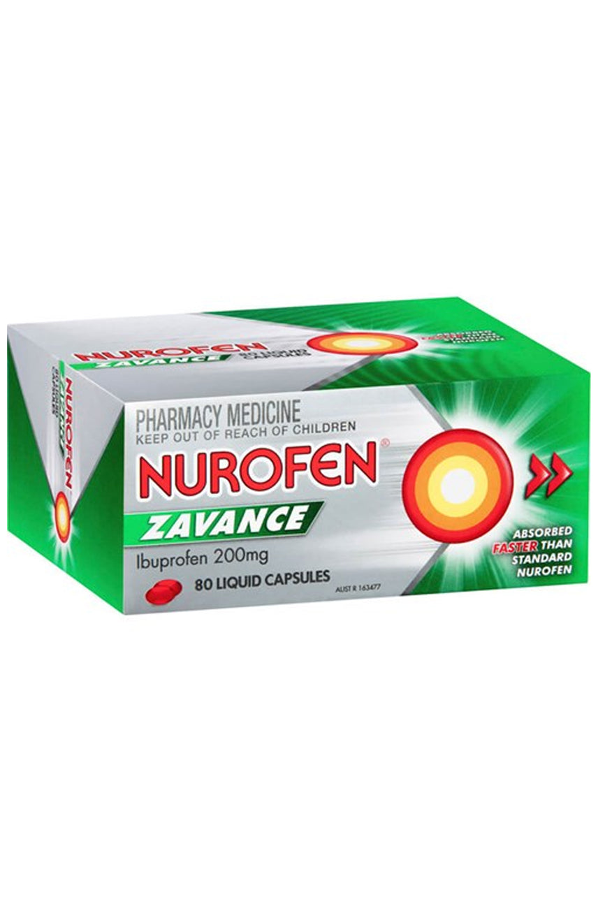 NUROFEN ZAVANCE Liquid Capsules 80s - Life Pharmacy St Lukes