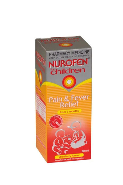 NUROFEN Child 3 Months - 5 years Strawberry 200ml - Life Pharmacy St Lukes