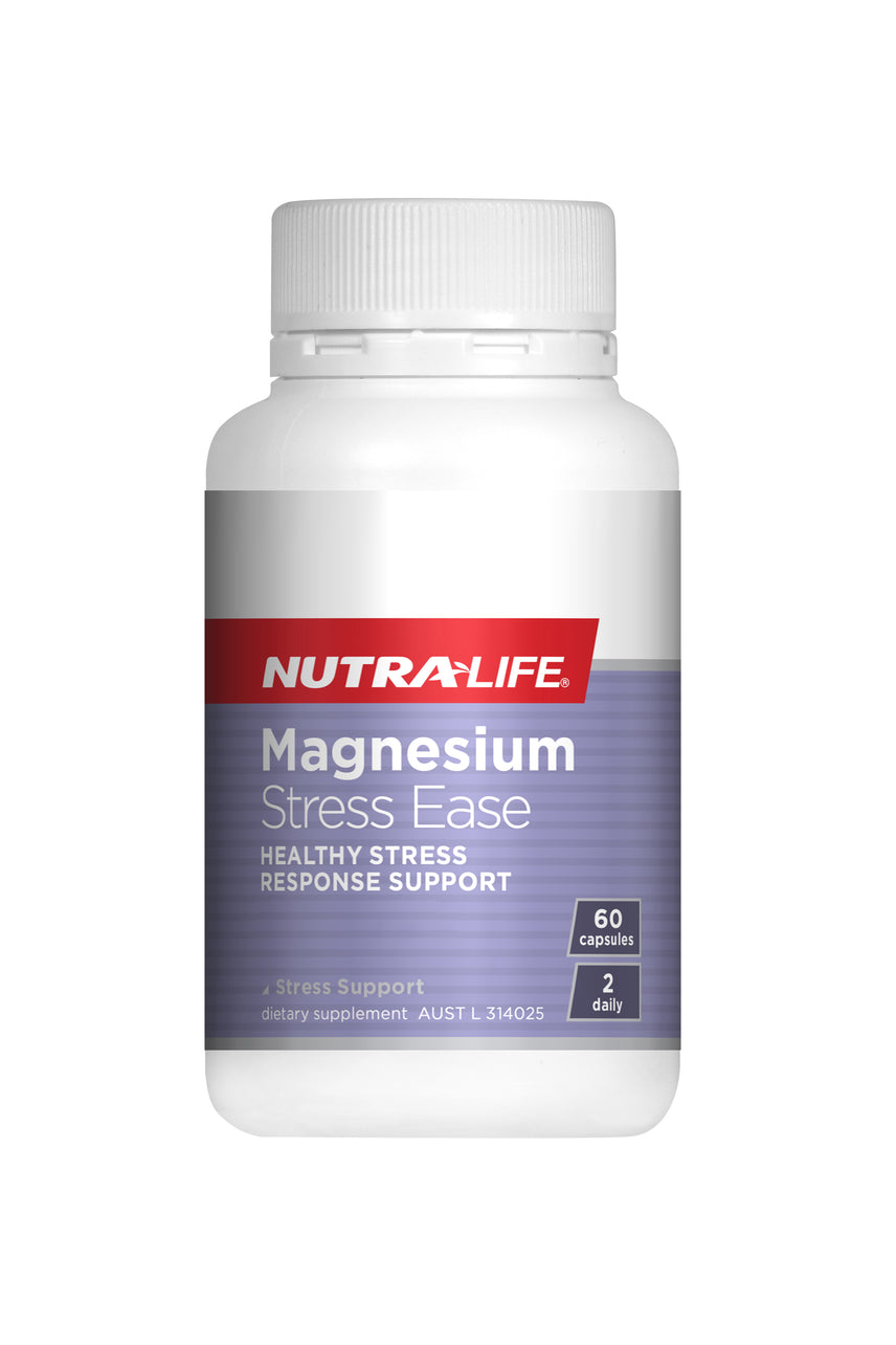 NUTRALIFE  Magnesium Stress Ease 60 Capsules - Life Pharmacy St Lukes