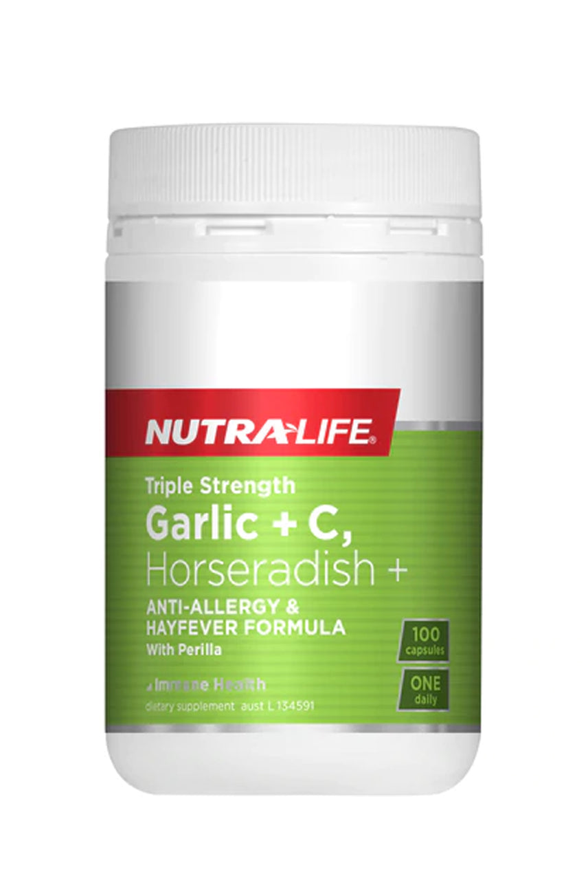 NUTRALIFE Triple Strength Garlic + C Horseradish & Histidine 100s - Life Pharmacy St Lukes