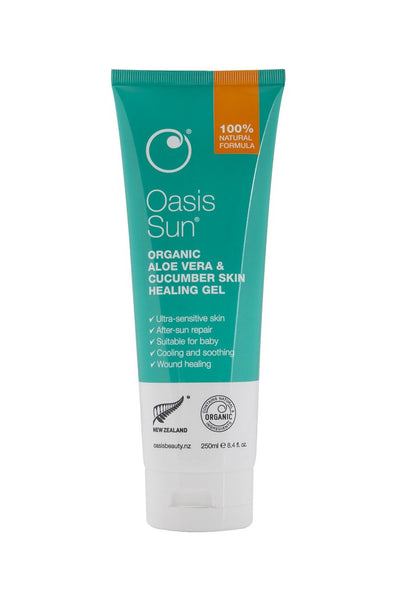 OASIS Organic Aloe Vera & Cucumber Gel 250ml - Life Pharmacy St Lukes