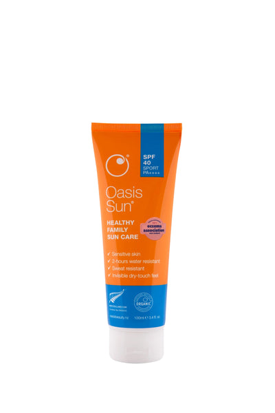 OASIS Sun SPF40 Water Resistant Sport 100ml - Life Pharmacy St Lukes