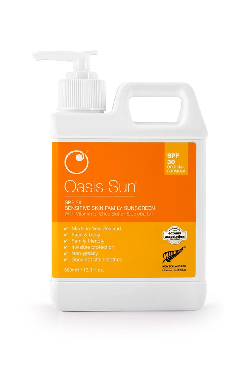OASIS Sun SPF30 Jumbo Pump 500ml - Life Pharmacy St Lukes