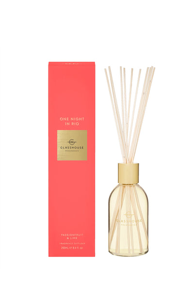GLASSHOUSE FRAGRANCES One Night in Rio Diffuser 250ml - Life Pharmacy St Lukes