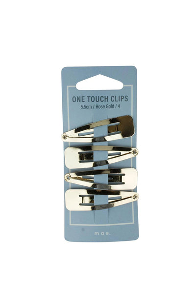 MAE 40-2104RG One-Touch Clips 5.5cm Rose Gold 6 - Life Pharmacy St Lukes