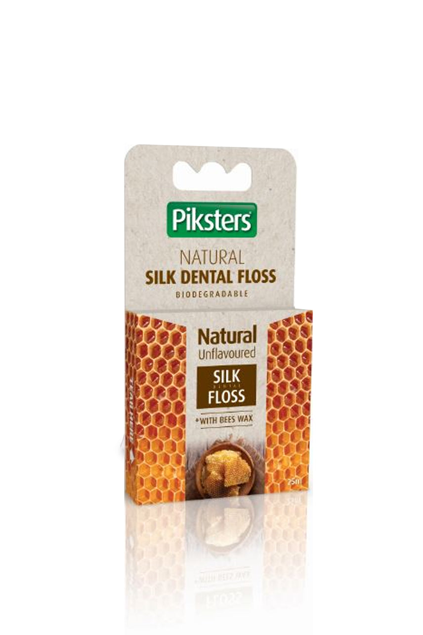 PIKSTERS Silk Dental Floss Unflavoured 25m - Life Pharmacy St Lukes