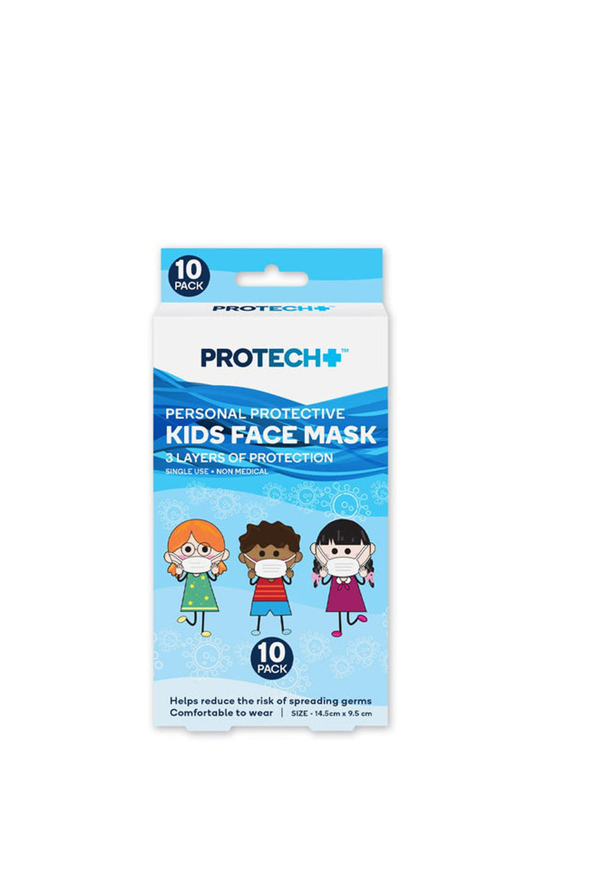 PROTECH Kids Face Mask White 10pk - Life Pharmacy St Lukes