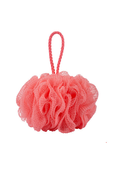 QVS 10-2219 Luxe Bath Puff Coral - Life Pharmacy St Lukes