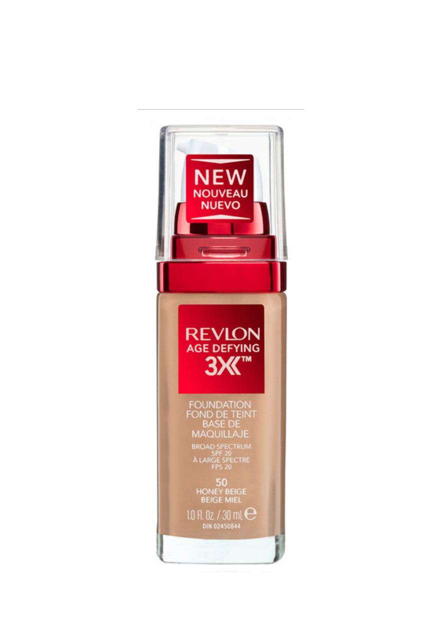 Revlon Age Defying 3X™ Foundation Fresh Honey Beige 30ml - Life Pharmacy St Lukes