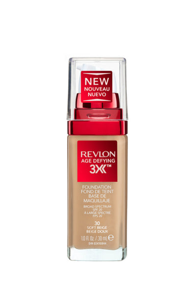 Revlon Age Defying 3X™ Foundation Soft Beige 30ml - Life Pharmacy St Lukes