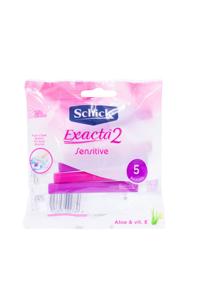 SCHICK Exacta Disposable Shavers Womens 5 Pack - Life Pharmacy St Lukes