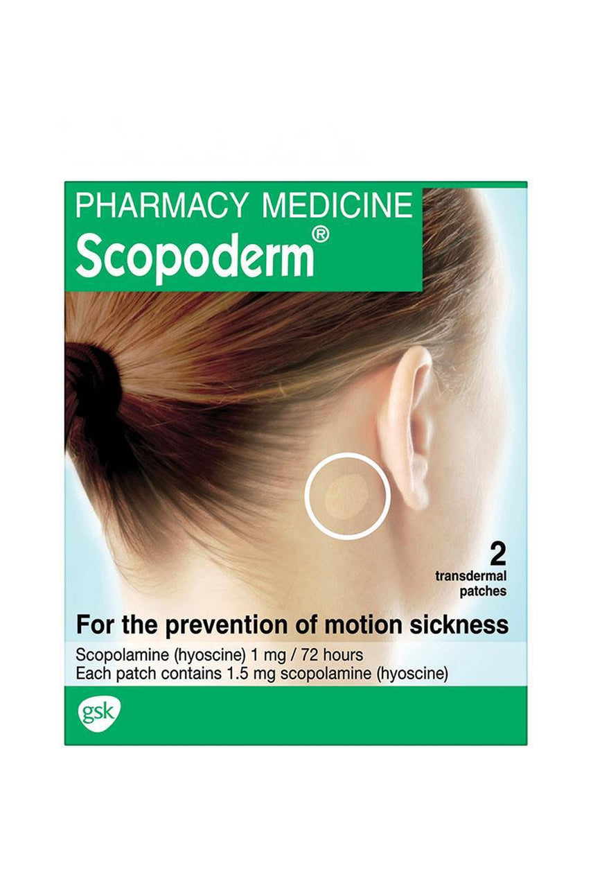 Scopoderm Motion Sickness 1.5mg 2 Patches - Life Pharmacy St Lukes