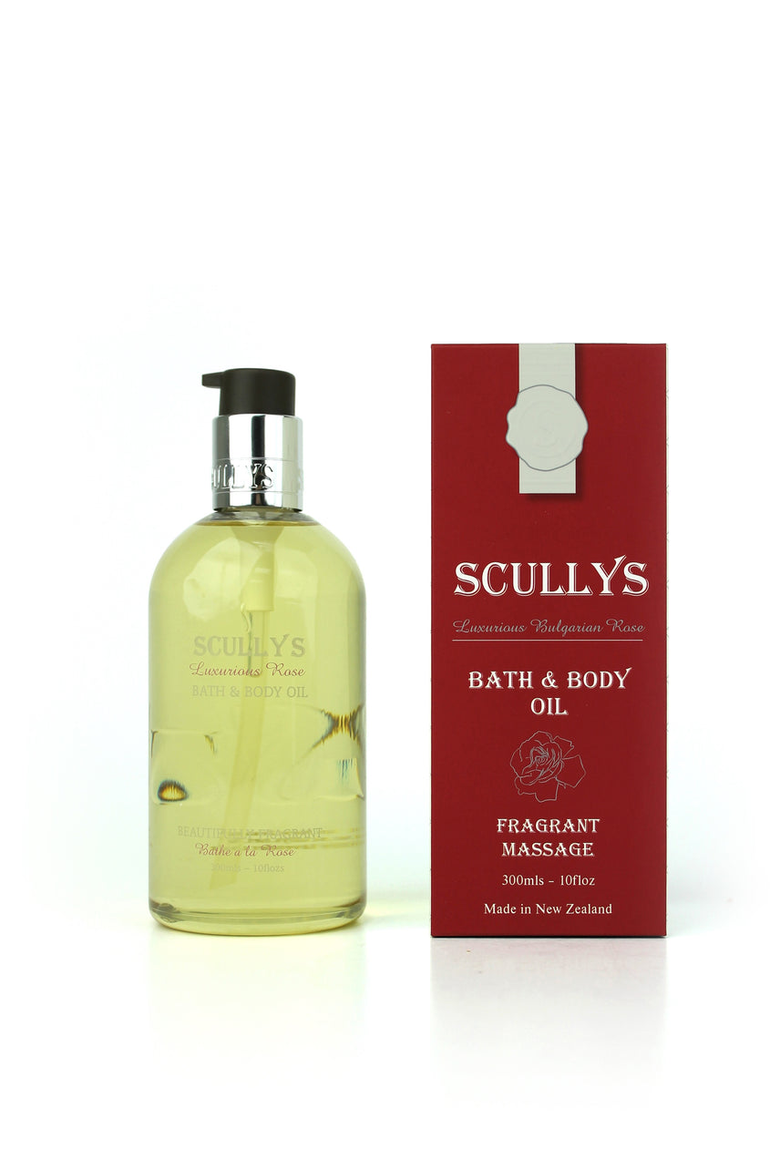 SCULLYS Rose Bath & Body Oil 300ml - Life Pharmacy St Lukes