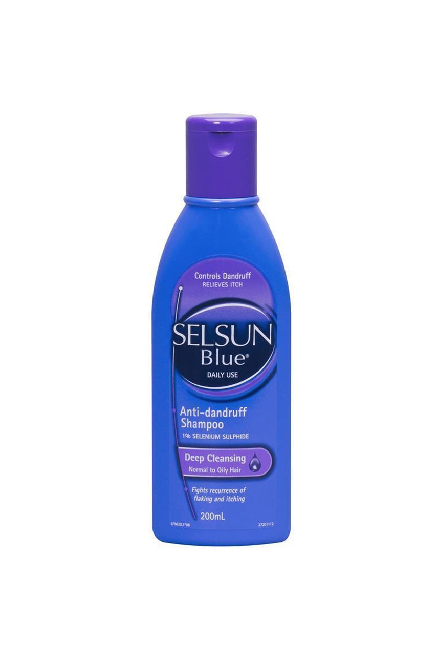 SELSUN Blue Deep Cleansing Shampoo 200ml - Life Pharmacy St Lukes