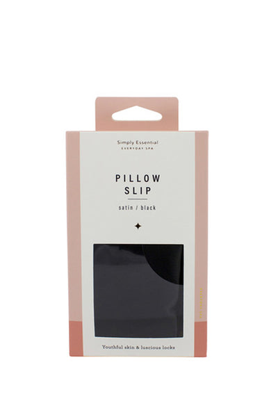 Simply Essential Satin Silk Pillow Slip Black - Life Pharmacy St Lukes
