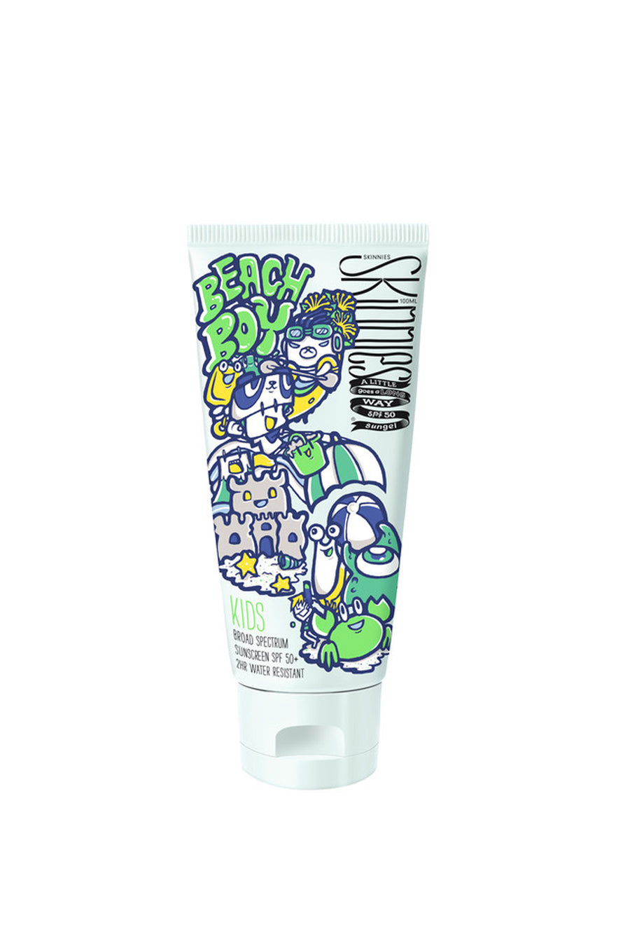 SKINNIES  Kids Beach Boy Waterless Gel Sunscreen 100ml - Life Pharmacy St Lukes