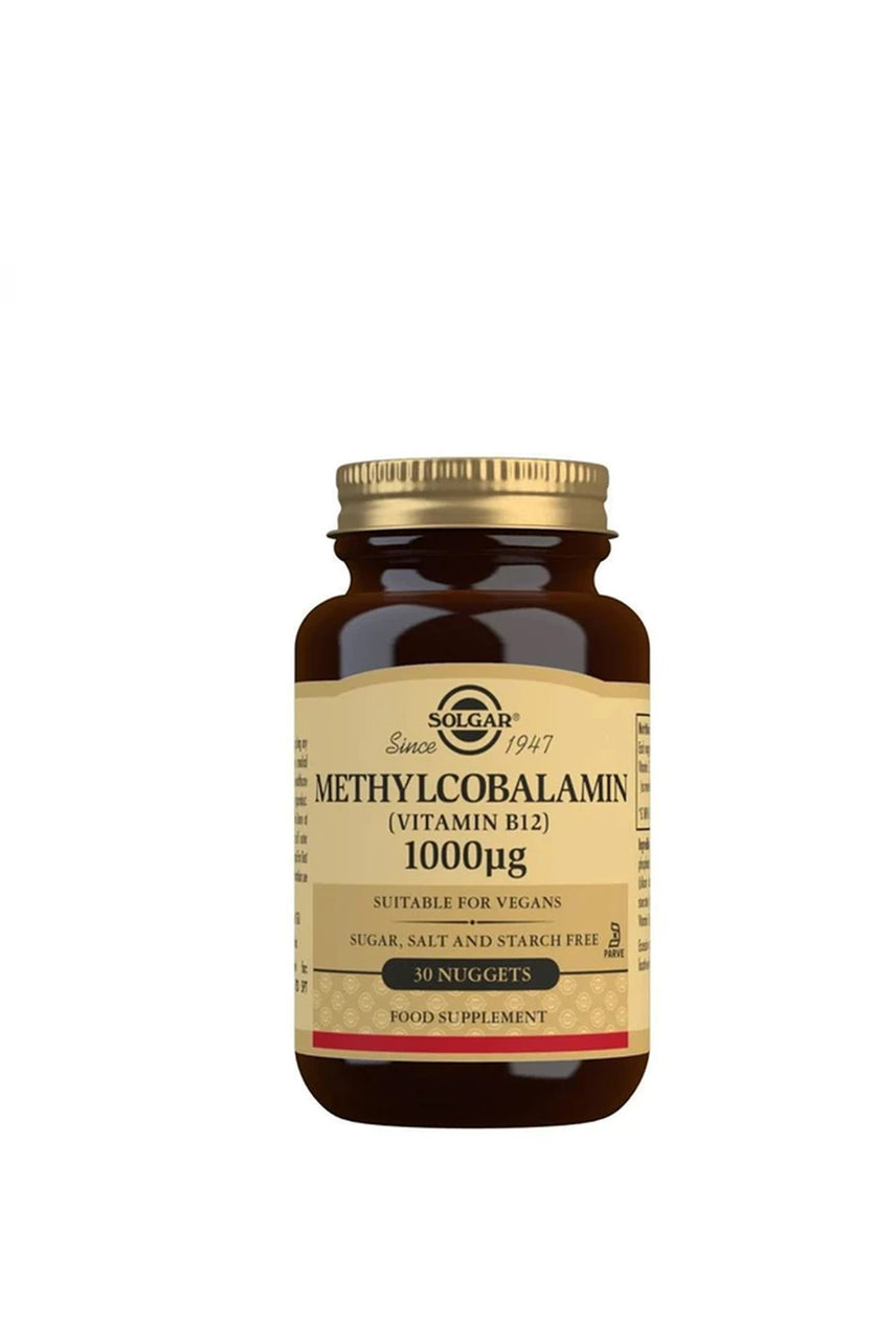 SOLGAR Methylcobalamin (Vitamin B12) 1000mcg - 30 Nuggets - Life Pharmacy St Lukes
