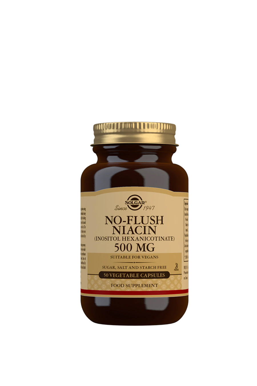 SOLGAR No Flush Niacin 500mgs 50 Caplsules - Life Pharmacy St Lukes